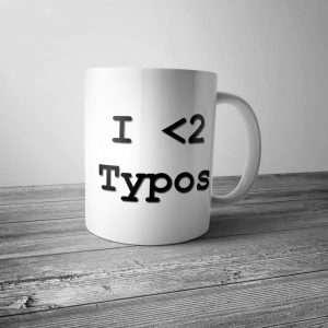 I Love Typos Mug