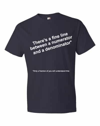 Only a Fraction Will Understand This T-Shirt (navy)