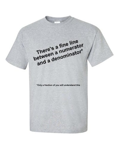 Only a Fraction Will Understand This T-Shirt (slate)