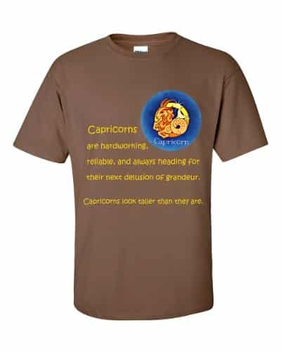 Capricorn T-Shirt (chestnut)