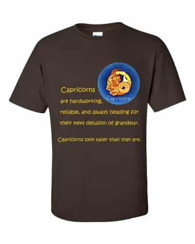 Capricorn T-Shirt (chocolate)