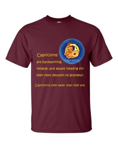 Capricorn T-Shirt (maroon)