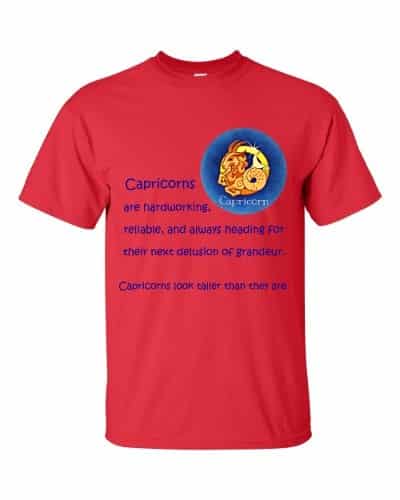 Capricorn T-Shirt (red)