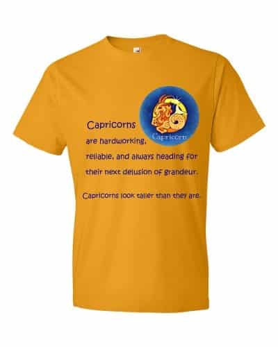 Capricorn T-Shirt (tangerine)