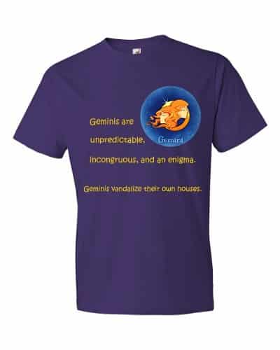 Gemini T-Shirt (purple)