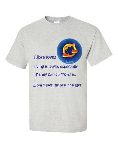 Libra T-Shirt (ash)