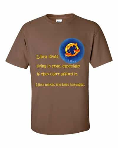 Libra T-Shirt (chestnut)