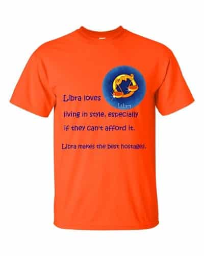 Libra T-Shirt (orange)