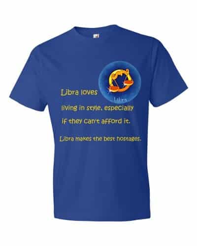 Libra T-Shirt (royal)
