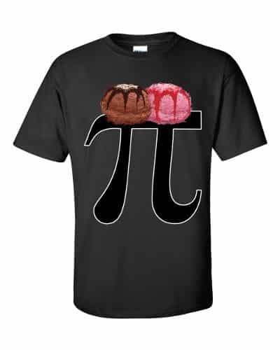 Pi a la Mode T-Shirt (black)
