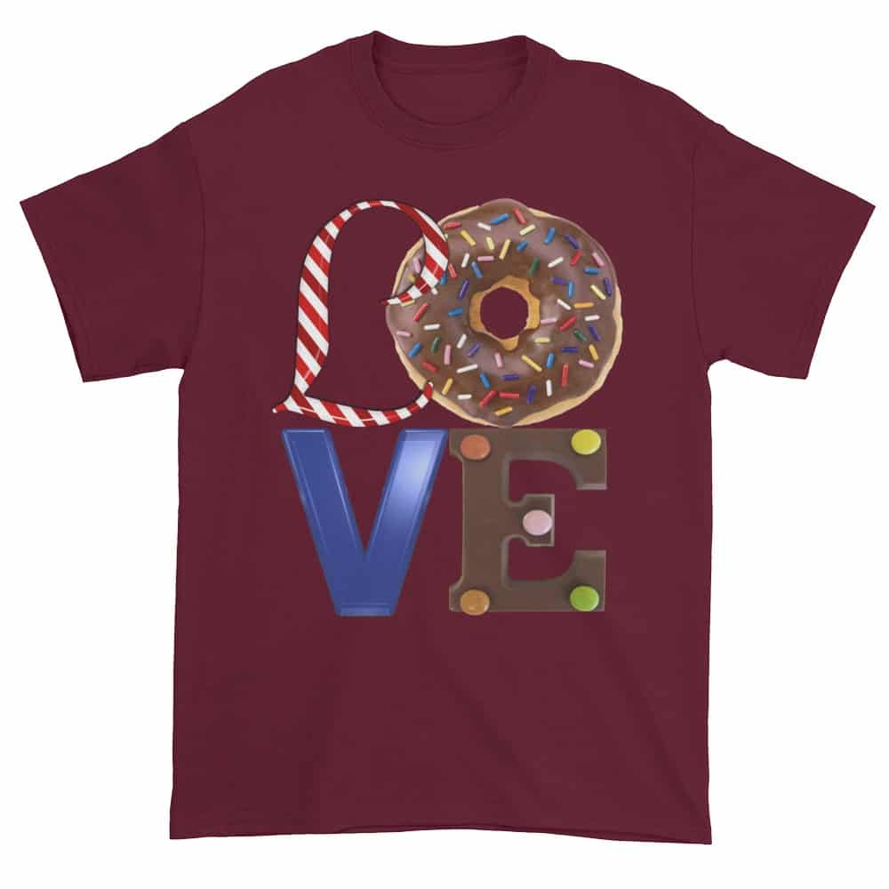 Candy Love T-Shirt (maroon)