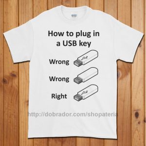 How to Plug in a USB Key