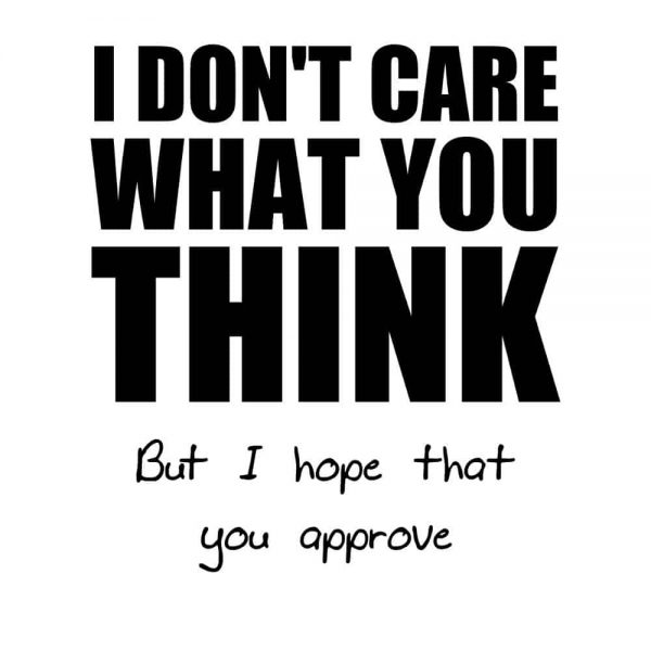 I Don't Care What You Think