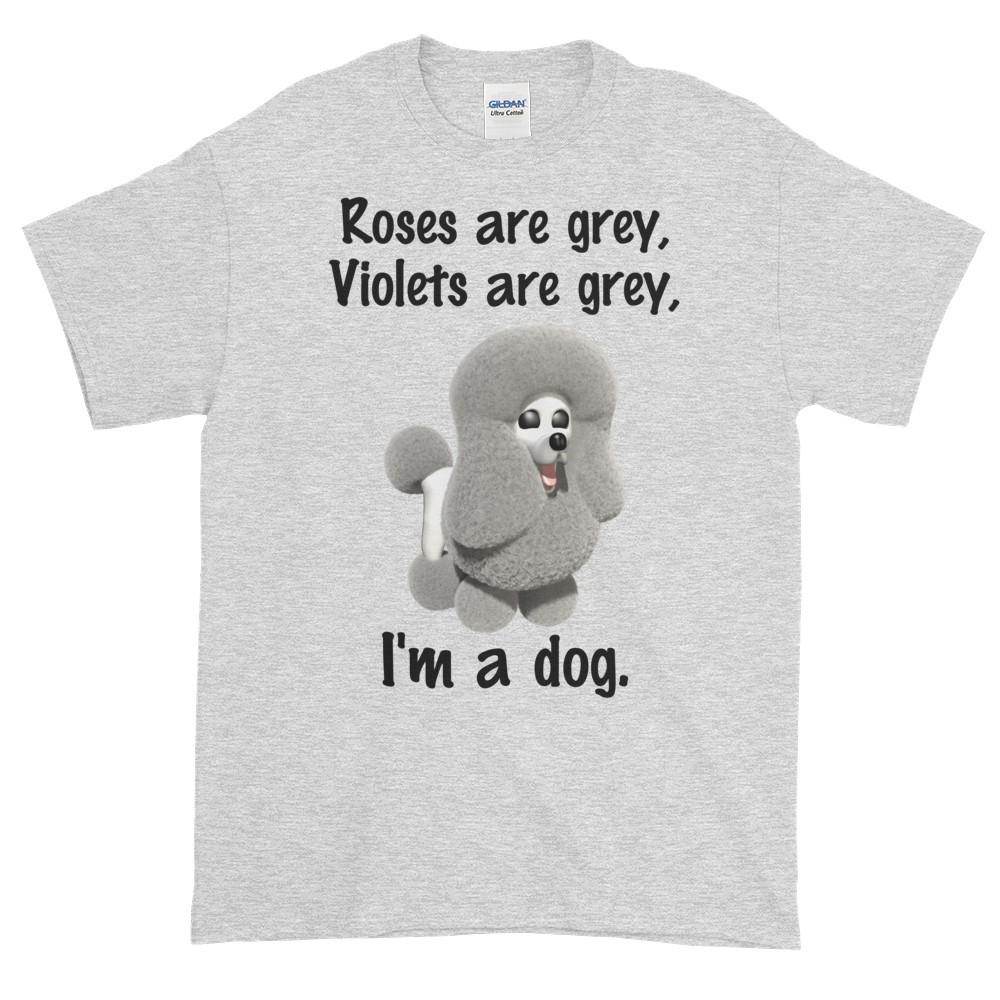 Roses are Grey T-Shirt (ash)