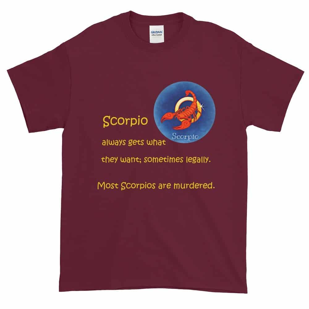 Scorpio T-Shirt (maroon)