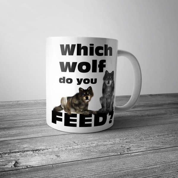 Which Wolf do you Feed Mug
