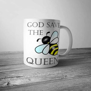 God Save the Queen Bee Mug