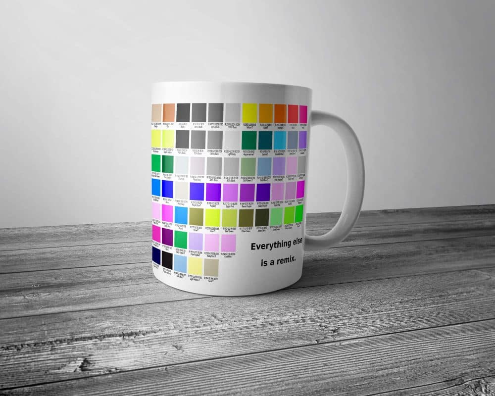 Colour Swatches Mug