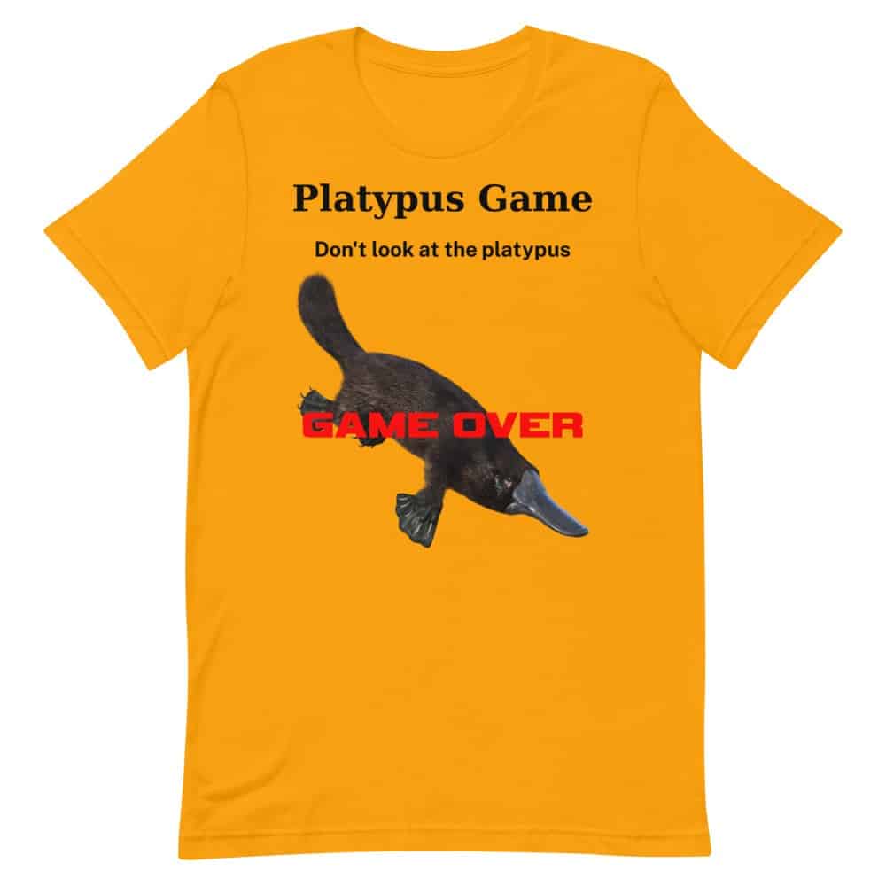 Platypus Game T-Shirt (Unisex)