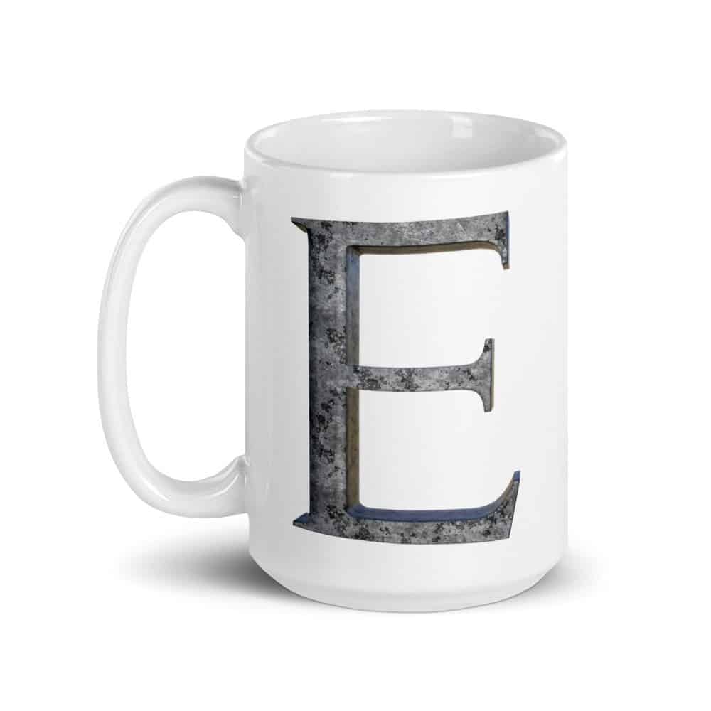 Iron E (Irony) Mug