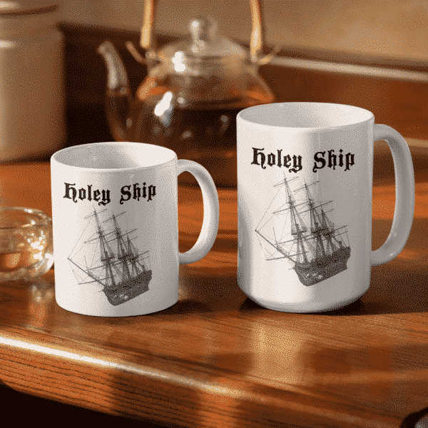 Holey Ship Mug