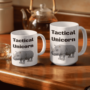 Tactical Unicorn Mug