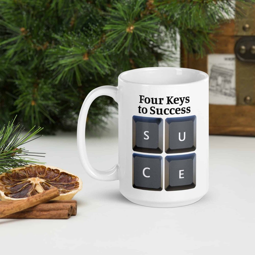 Four Keys to Success Mug
