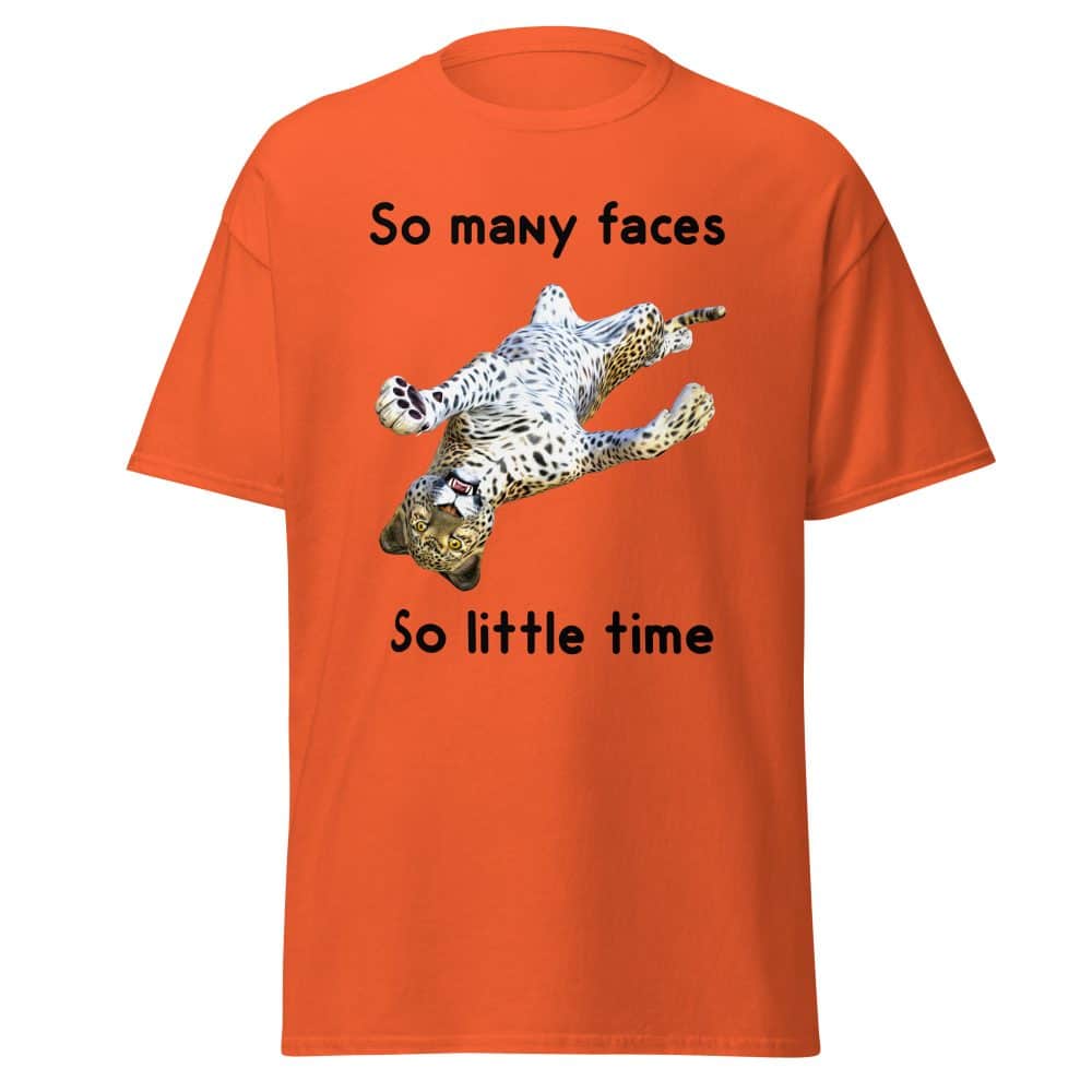 So Many Faces, So Little Time Leopard T-Shirt