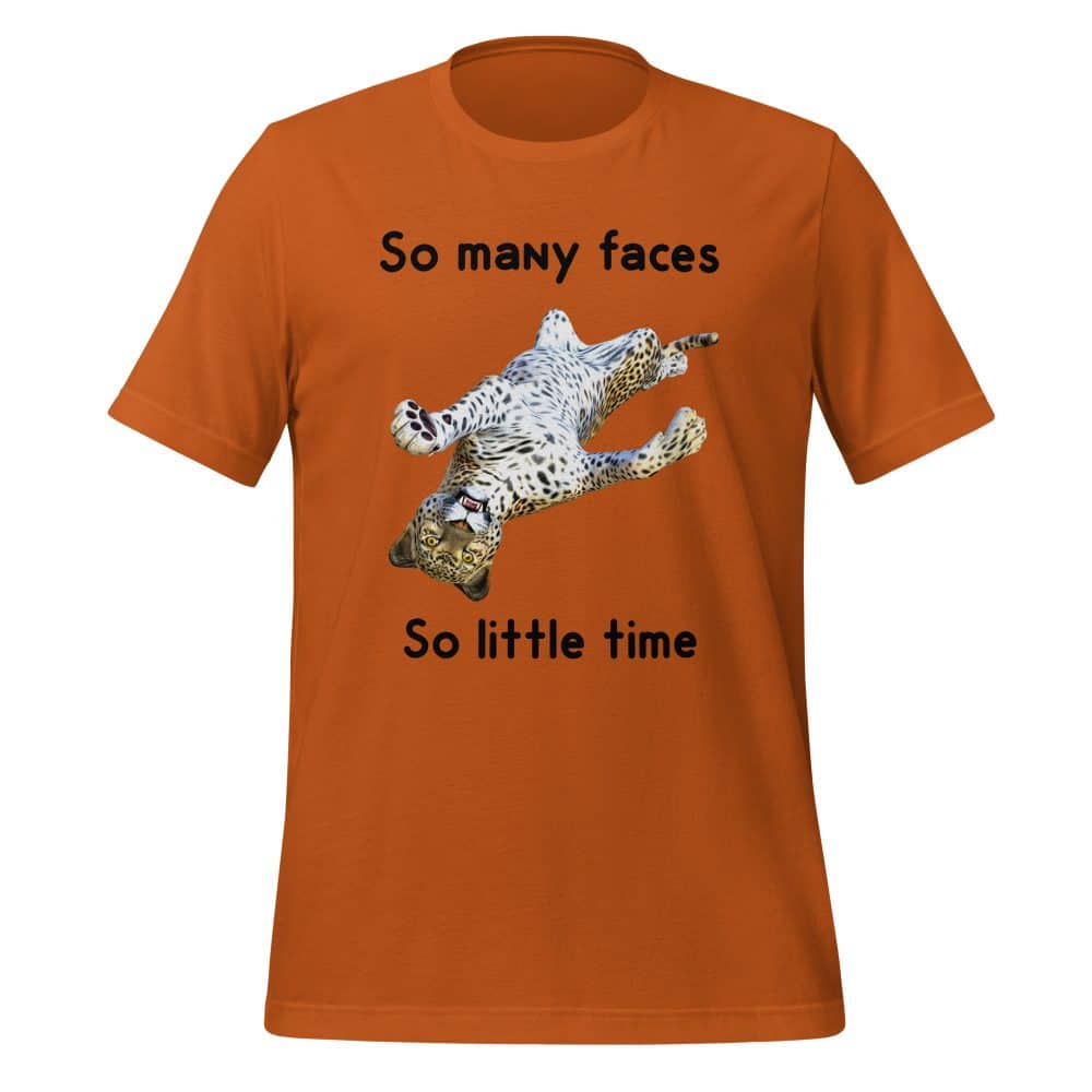 So Many Faces, So Little Time Leopard T-Shirt